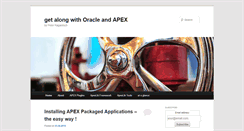 Desktop Screenshot of oracle-and-apex.com