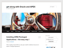 Tablet Screenshot of oracle-and-apex.com